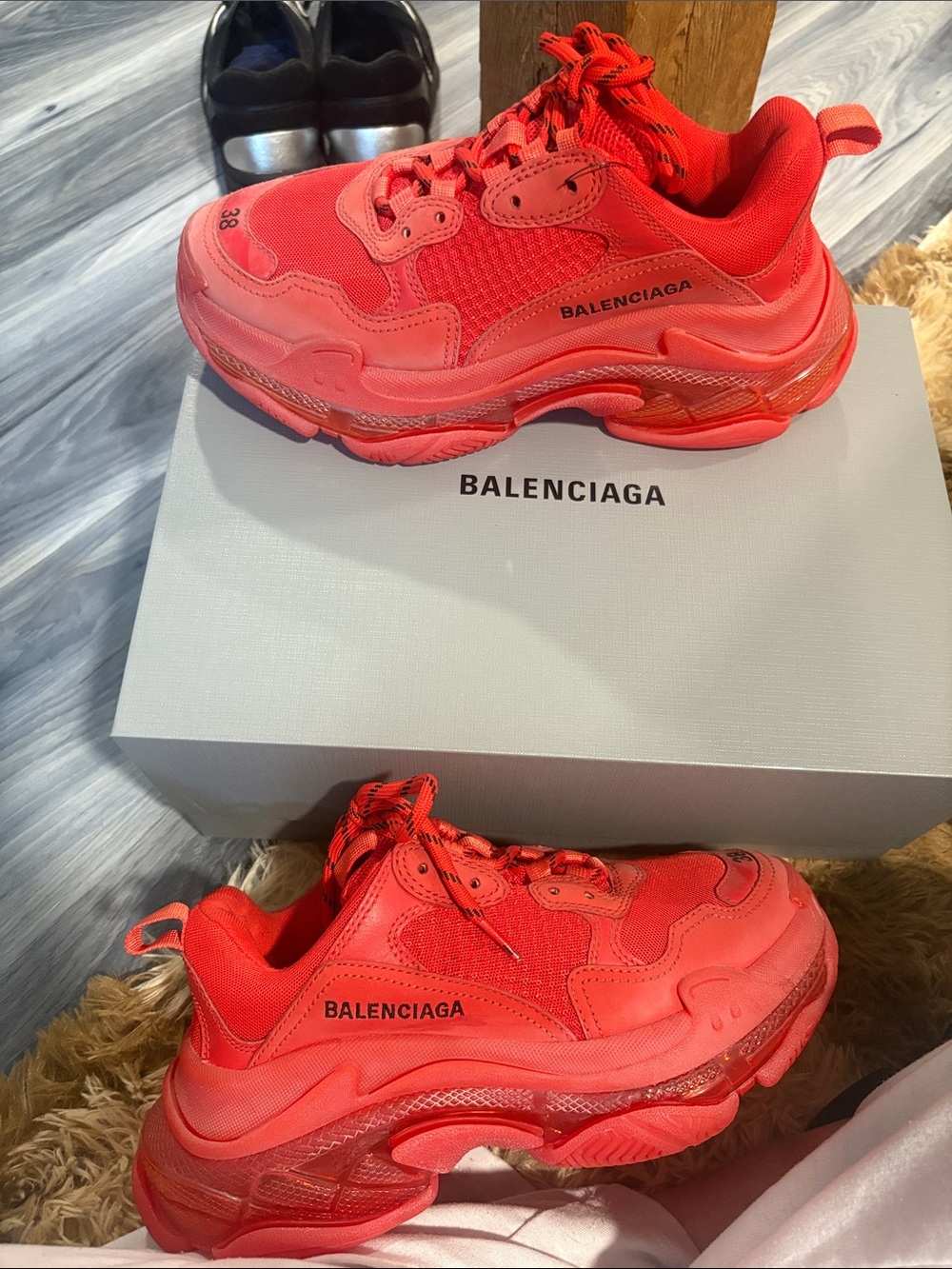 Balenciaga Triple S Sneakers Sz 38